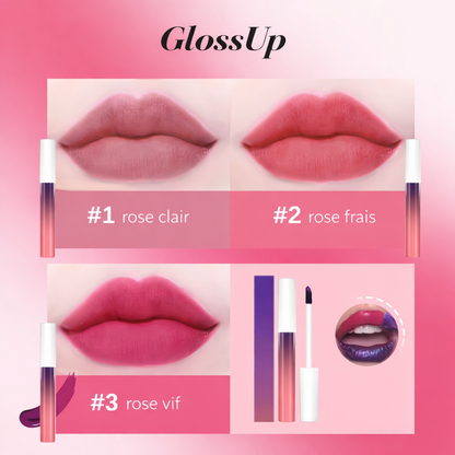 GlossUp – Le gloss peel-off permanent qui fixe la couleur.